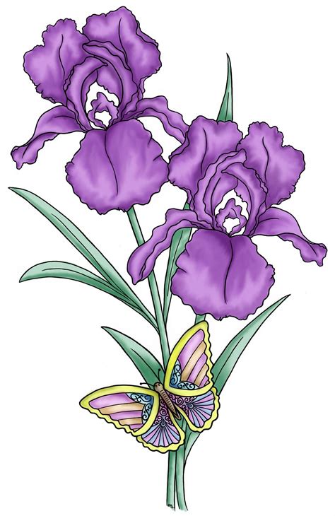Printable Irises